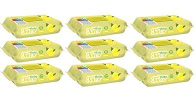 Baby Turco Limon Kokulu 70 Yaprak 9'lu Islak Mendil
