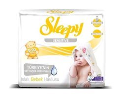 Sleepy Sensitive 50 Yaprak 3'lü Islak Mendil
