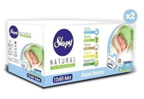 Sleepy Natural 60 Yaprak 24'lü Islak Mendil