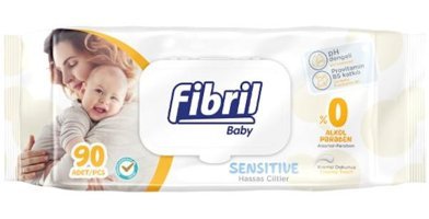 Fibril Baby Sensitive 90 Yaprak 3'lü Islak Mendil