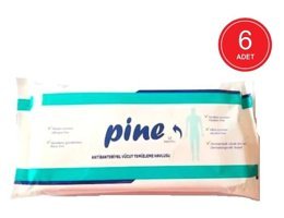 Pine Antibakteriyel 52 Yaprak 6'lı Islak Mendil