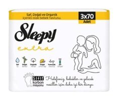 Sleepy Extra 70 Yaprak 3'lü Islak Mendil