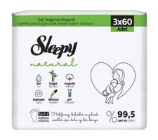 Sleepy Natural 60 Yaprak 6'lı Islak Mendil