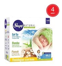 Sleepy Natural Ultra Hassas Yenidoğan 160 Yaprak 3'lü x 6 Adet Islak Mendil