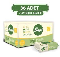 Sleepy Pamuklu 50 Yaprak 36'lı Islak Mendil