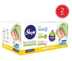 Sleepy Natural Ultra Hassas Yenidoğan 12 Yaprak 2'li Islak Mendil