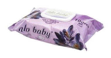 Alo Baby Leylak Kokulu 102 Yaprak Islak Mendil