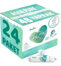 Prima Aqua Pure Yenidoğan 48 Yaprak 24'lü Islak Mendil