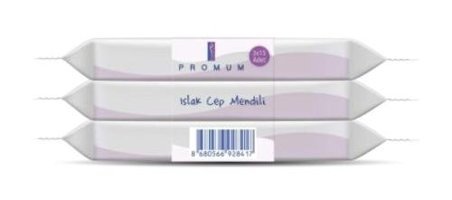 Promum Cep 15 Yaprak 3'lü Islak Mendil