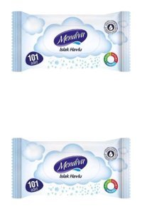 Mendiva 101 Yaprak 2'li Islak Mendil