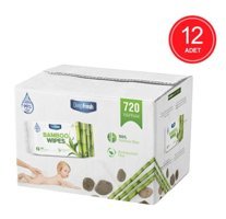 Deep Fresh Bamboo Yenidoğan 60 Yaprak 12'li Islak Mendil