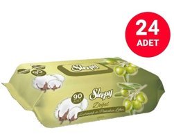 Molfix Zeytinyağlı 90 Yaprak 24'lü Islak Mendil