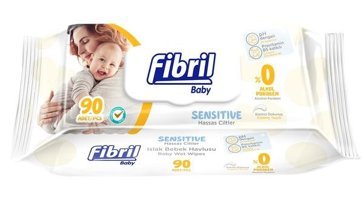 Fibril Baby Sensitive Yenidoğan 90 Yaprak 24'lü Islak Mendil