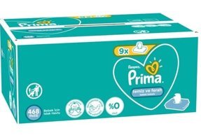 Prima Pampers Yenidoğan 52 Yaprak 9'lu Islak Mendil