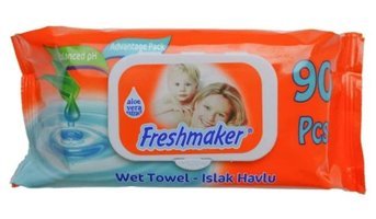 Freshmaker 90 Yaprak 6'lı Islak Mendil
