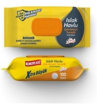 Koroplast Antibakteriyel 100 Yaprak Islak Mendil