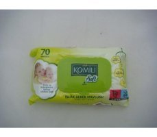 Komili 70 Yaprak 4'lü Islak Mendil