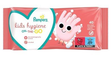 Prima Pampers Kids Hygiene On-The-Go 40 Yaprak 9'lu Islak Mendil