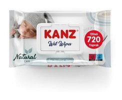 Kanz Yenidoğan 120 Yaprak 6'lı Islak Mendil