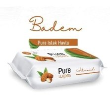 Pure Baby Wipes Badem 50 Yaprak Islak Mendil