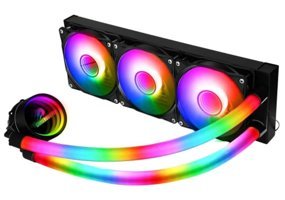 Gamebooster Infinity 360 mm Sessiz 4 Pin 3 Fanlı Sıvı Soğutmalı RGB Masaüstü İşlemci Soğutucu
