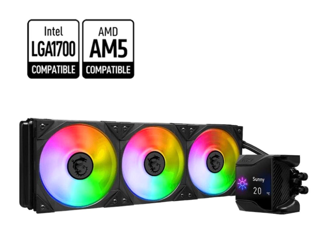 MSI Mpg Coreliquid D360 Sessiz 4 Pin 3 Fanlı Sıvı Soğutmalı RGB Masaüstü İşlemci Soğutucu