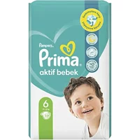 Prima Aktif Bebek 6 Numara Cırtlı Bebek Bezi 17 Adet