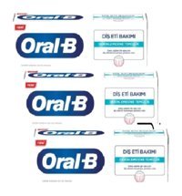 Oral b Diş Eti Bakımı Naneli Florürlü Diş Macunu 3x65 ml
