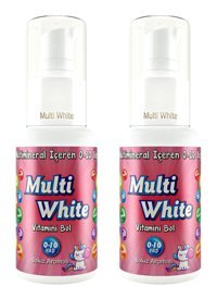 Multi White Sakızlı Organik Diş Macunu 2x50 ml