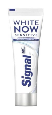 Signal White Now Sensetive Naneli Florürlü Diş Macunu 12x75 ml