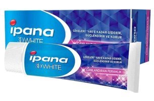 İpana 3D White Naneli Florürlü Diş Macunu 4x75 ml