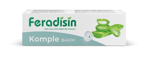 Feradisin Aloe Veralı Organik Diş Macunu 75 ml