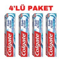 Colgate Triple Action Xtra White Florürlü Diş Macunu 4x75 ml