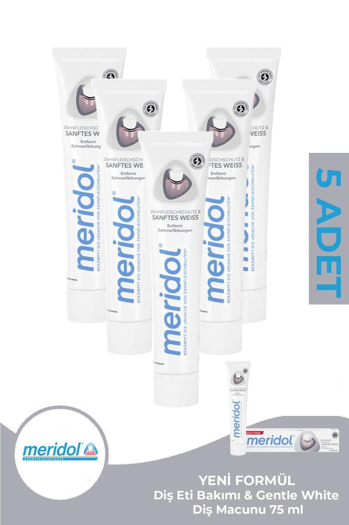 Meridol Florürlü Diş Macunu 5x75 ml
