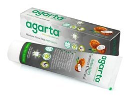 Agarta Aktif Karbonlu Hindistan Cevizli Organik Florürsüz Diş Macunu 24x100 ml
