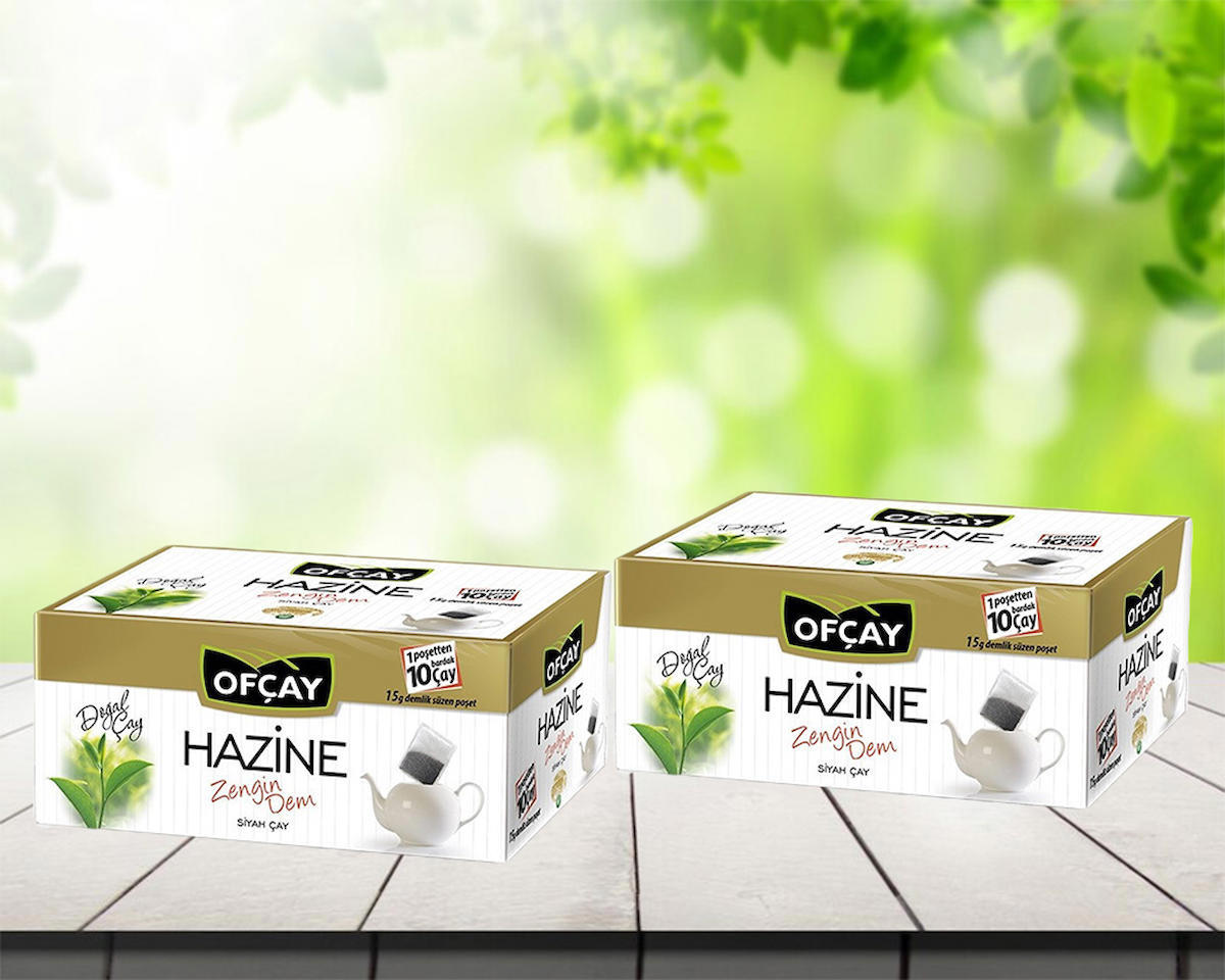 Ofçay Hazine Siyah Demlik Poşet Çay 2x30 Adet