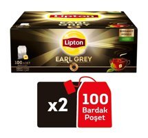 Lipton Earl Grey Bergamot Sallama Çay 2x100 Adet