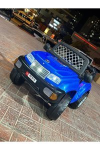 Pilsan 12 V Üstü Açık Tek Kişilik Akülü Jip Mavi