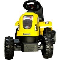 Micromax Toys 6 V Üstü Açık Tek Kişilik Akülü Traktör Sarı