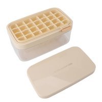 Baofuya Plastik Kapaklı Renkli Kare Buz Kalıbı
