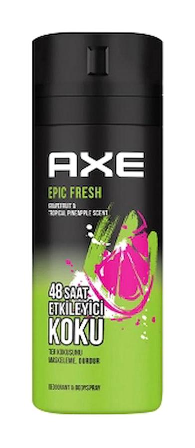 Axe Epic Fresh Pudrasız Ter Önleyici Antiperspirant Sprey Erkek Deodorant 12x150 ml