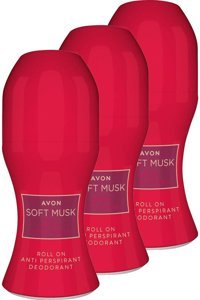 Avon Pudralı Antiperspirant Roll-On Kadın Deodorant 3x50 ml