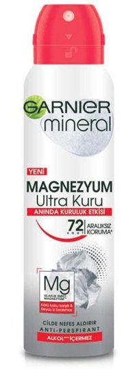 Garnier Mineral Ter Önleyici Antiperspirant Sprey Kadın Deodorant 150 ml