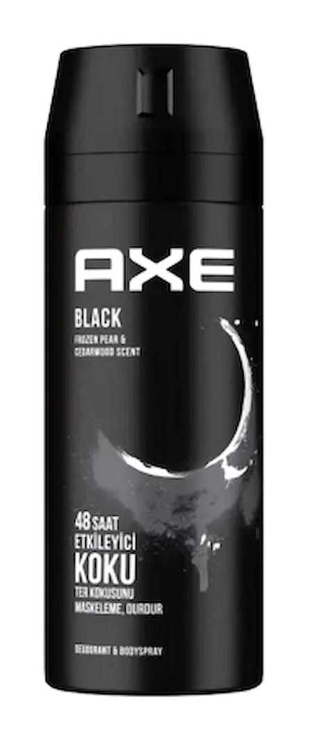 Axe Black Pudrasız Ter Önleyici Antiperspirant Sprey Erkek Deodorant 12x150 ml