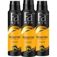 Fa Freshly Free Misket Limonu & Zencefil Sprey Erkek Deodorant 3x150 ml