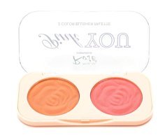 Roesıa Rose Cosmetics Rose Pink You 2'li Mat Toz Allık Paleti