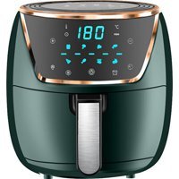Lebeigo Airfryer 6 lt Tek Hazneli Led Ekranlı Sıcak Hava Fritözü Açık Yeşil