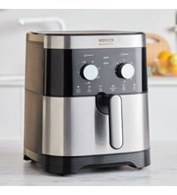 Karaca Gourmet XXXL Airfryer 9 lt Tek Hazneli Sıcak Hava Fritözü İnox