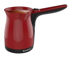 Sunny SNC5CZV11 240 W 4 Fincan Kapasiteli Plastik 400 ml Elektrikli Cezve Kırmızı
