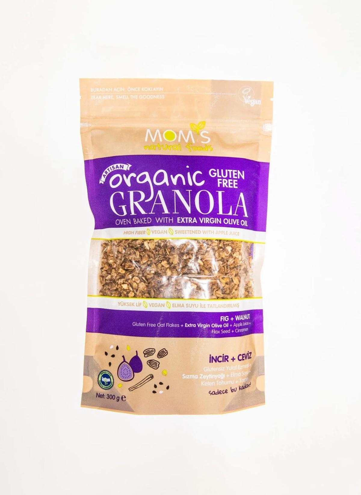 Mom's Natural Foods Glutensiz Granola 300 gr